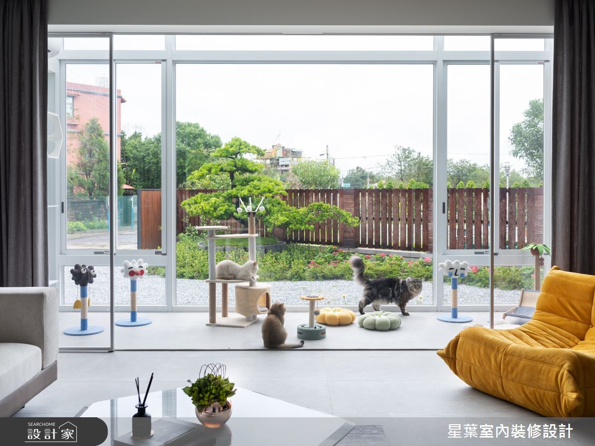 200坪毛胚屋＿輕奢風客廳案例圖片＿星葉室內裝修設計＿星葉_48_桃園透天200坪輕奢風之4