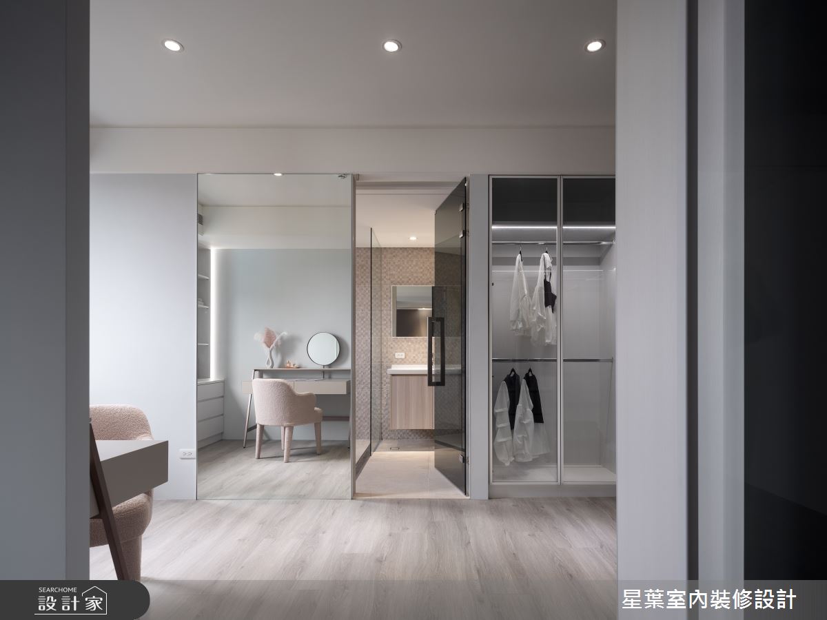 200坪毛胚屋＿輕奢風更衣間案例圖片＿星葉室內裝修設計＿星葉_48_桃園透天200坪輕奢風之20