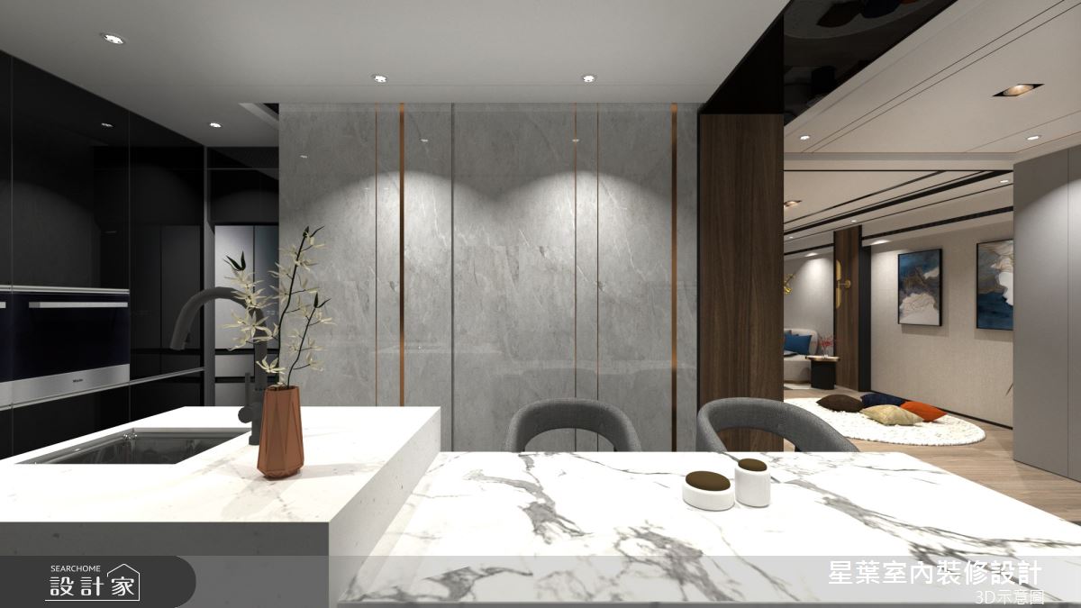 38坪老屋(16~30年)＿現代風餐廳案例圖片＿星葉室內裝修設計＿星葉_49_台北老屋翻新38坪現代風之7