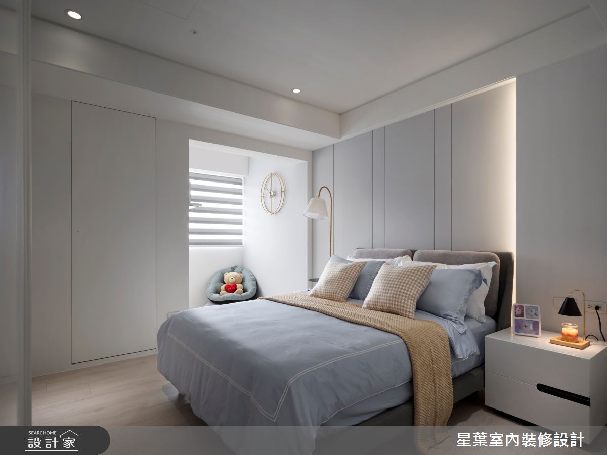 43坪中古屋(5~15年)＿輕奢華風臥室案例圖片＿星葉室內裝修設計＿星葉_52_台北43坪輕奢華風之13