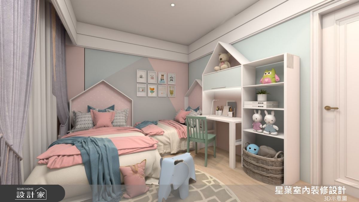 58坪毛胚屋＿輕奢華風臥室案例圖片＿星葉室內裝修設計＿星葉_53_桃園58坪輕奢華風之24