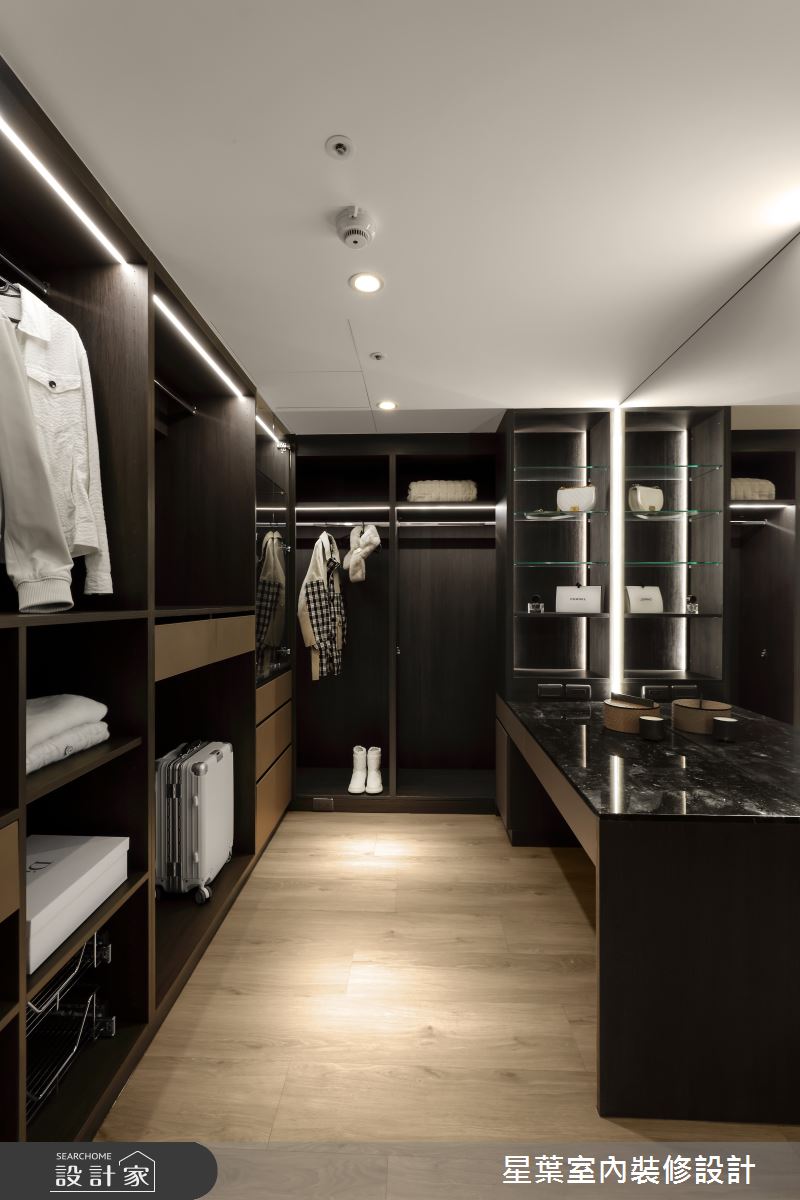 58坪毛胚屋＿輕奢華風更衣間案例圖片＿星葉室內裝修設計＿星葉_53_桃園58坪輕奢華風之15