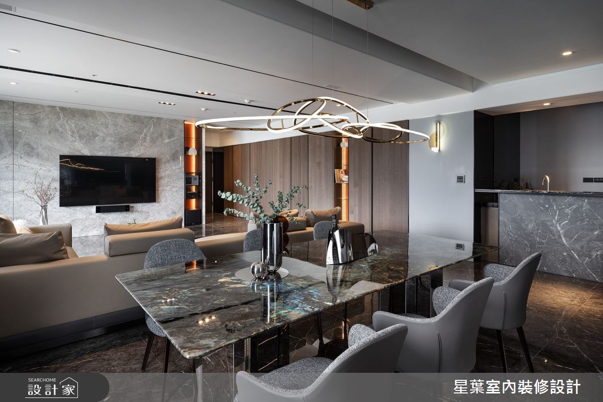 80坪毛胚屋＿輕奢華風案例圖片＿星葉室內裝修設計＿星葉_54_新北80坪輕奢華風之5