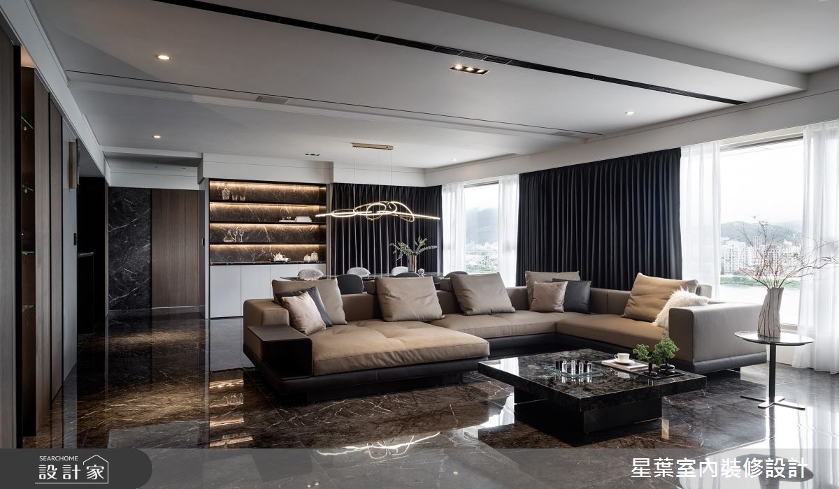 80坪毛胚屋＿輕奢華風案例圖片＿星葉室內裝修設計＿星葉_54_新北80坪輕奢華風之2