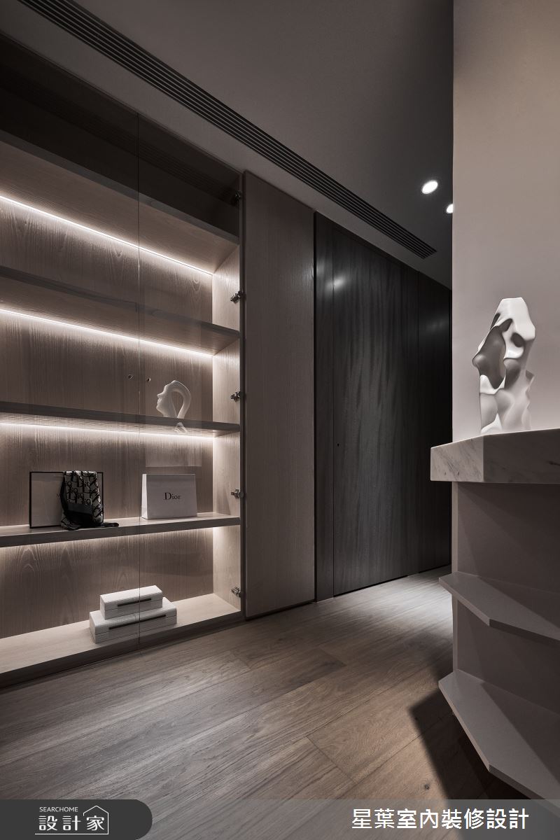 43坪中古屋(5~15年)＿輕奢華風走廊案例圖片＿星葉室內裝修設計＿星葉_55_台北43坪輕奢華風之25