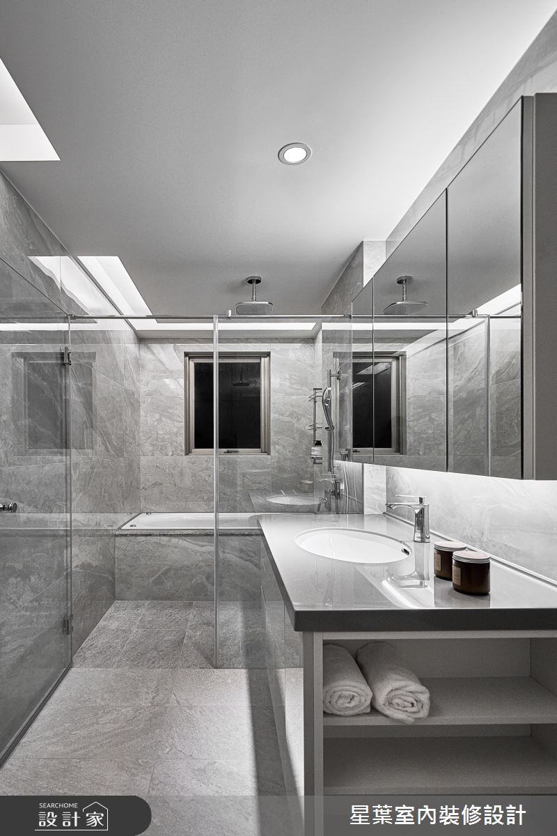 43坪中古屋(5~15年)＿輕奢華風浴室案例圖片＿星葉室內裝修設計＿星葉_55_台北43坪輕奢華風之24