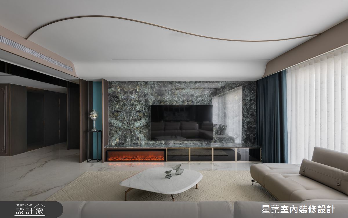 123坪毛胚屋＿現代法式客廳案例圖片＿星葉室內裝修設計＿星葉_56_策展123坪現代法式之8