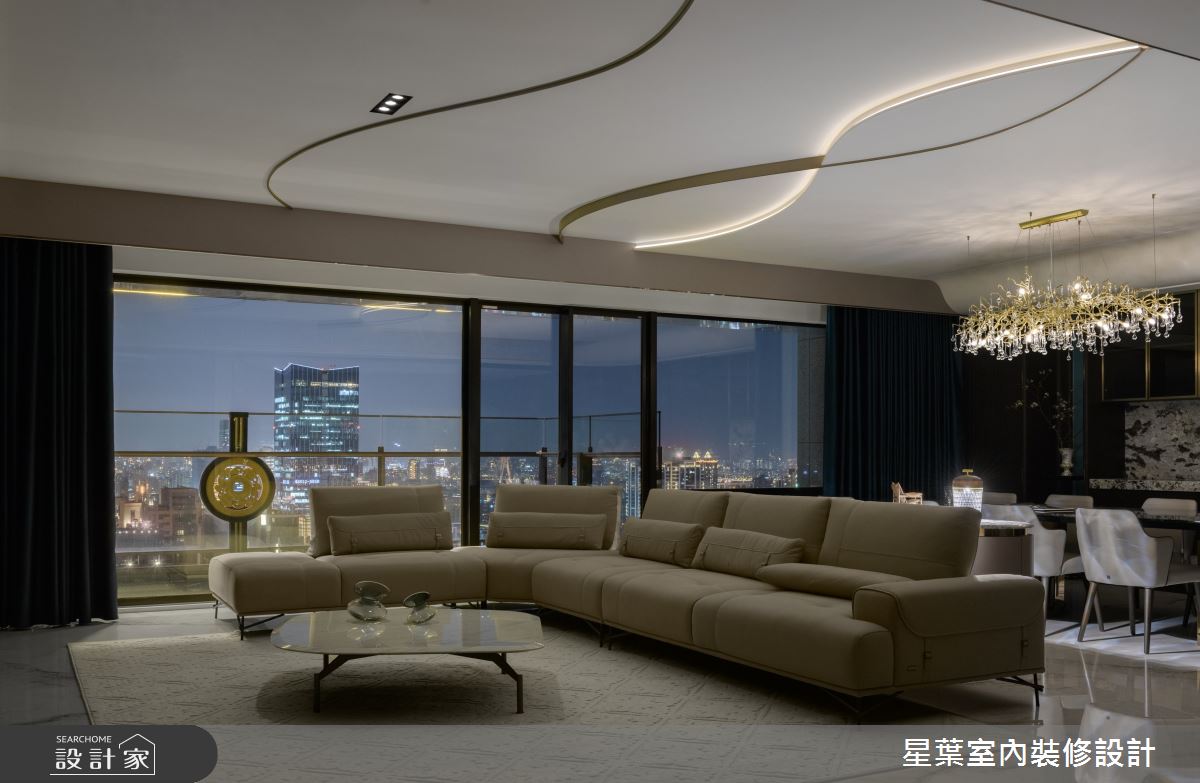 123坪毛胚屋＿現代法式客廳案例圖片＿星葉室內裝修設計＿星葉_56_策展123坪現代法式之24