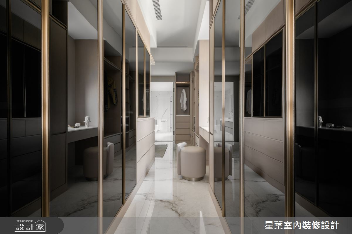 123坪毛胚屋＿現代法式更衣間案例圖片＿星葉室內裝修設計＿星葉_56_策展123坪現代法式之32