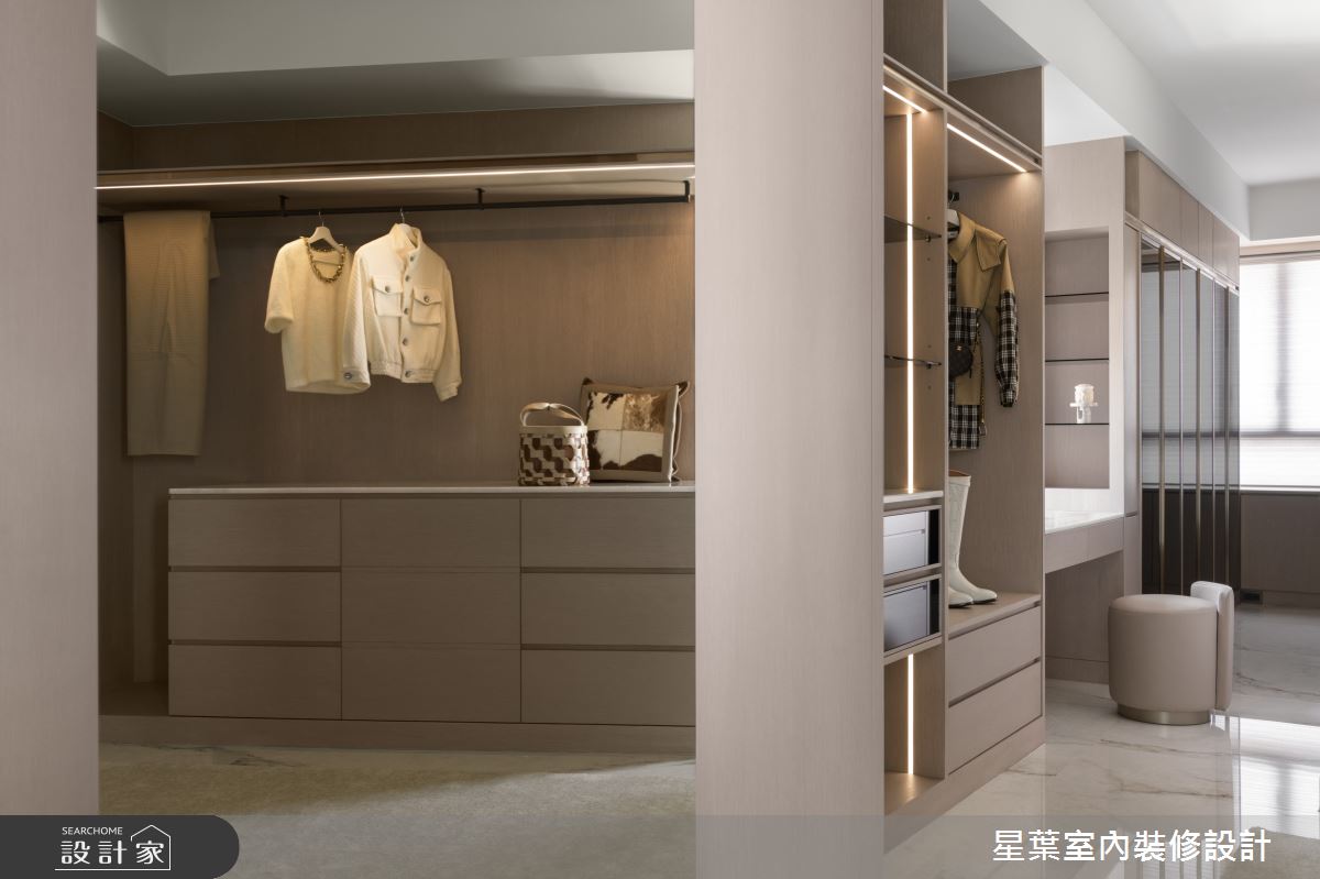 123坪毛胚屋＿現代法式更衣間案例圖片＿星葉室內裝修設計＿星葉_56_策展123坪現代法式之33