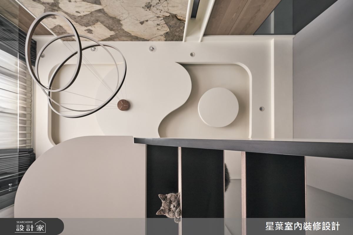30坪毛胚屋＿輕奢風客廳樓梯案例圖片＿星葉室內裝修設計＿星葉_57_新北30坪輕奢風之8