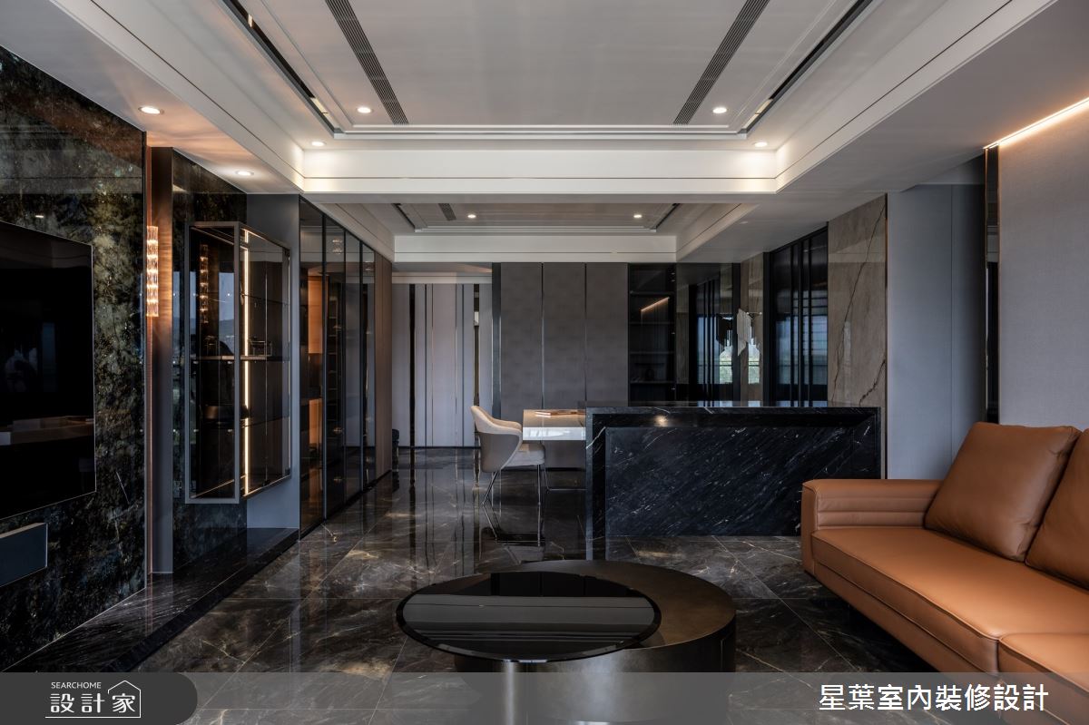 40坪中古屋(5~15年)＿奢華風客廳餐廳案例圖片＿星葉室內裝修設計＿星葉_59_新北40坪奢華風之16