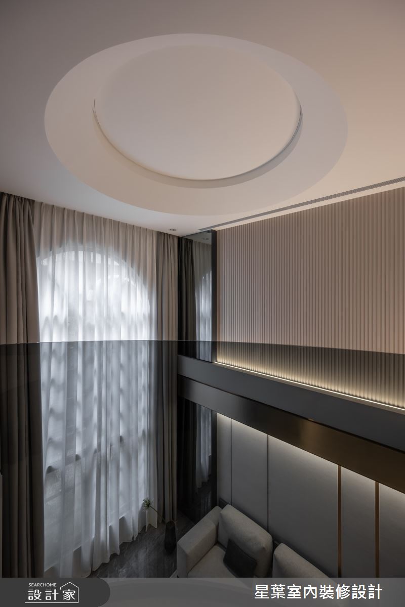 50坪新古屋(10年以下)＿輕奢風客廳案例圖片＿星葉室內裝修設計＿星葉_60_新北50坪輕奢風之15