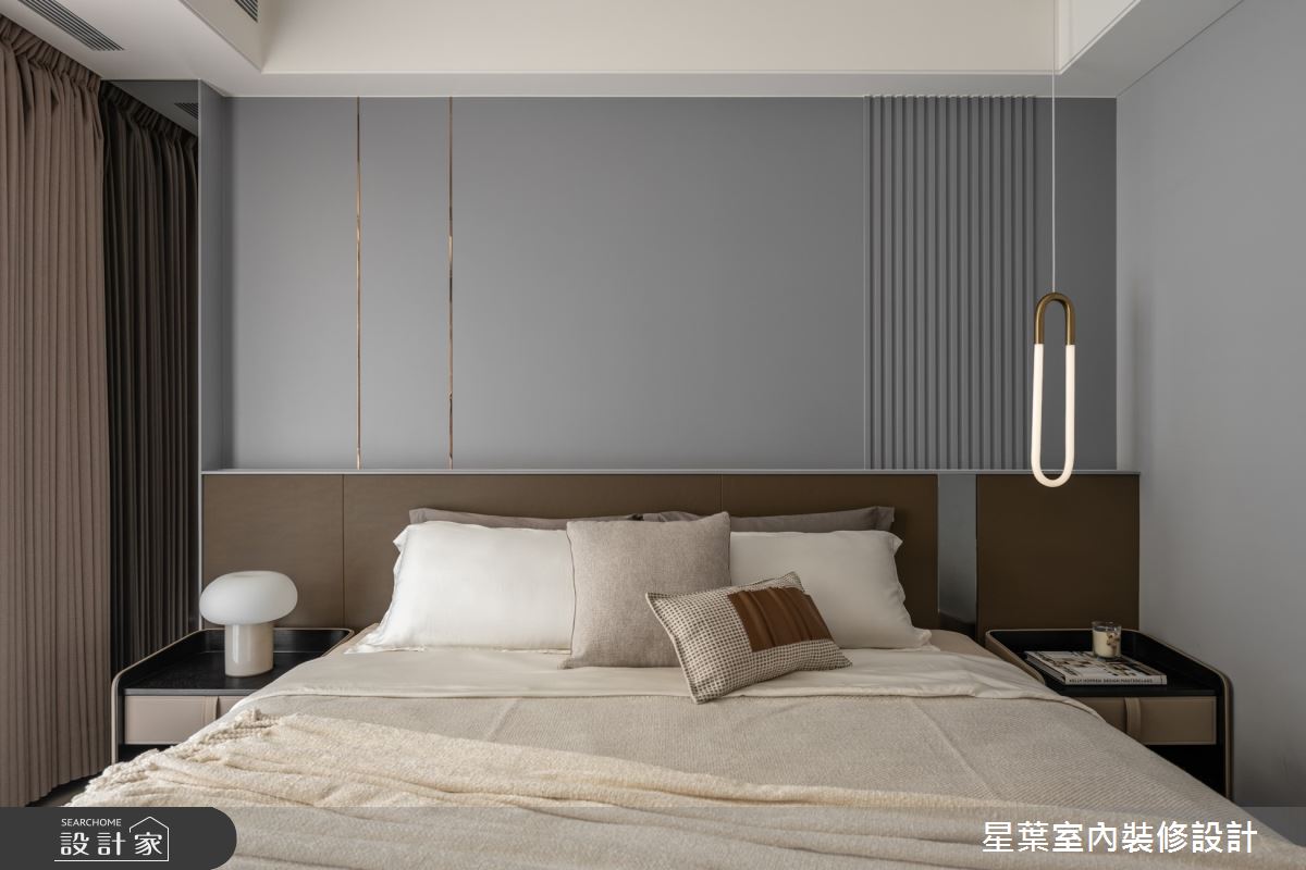 50坪新古屋(10年以下)＿輕奢風臥室案例圖片＿星葉室內裝修設計＿星葉_60_新北50坪輕奢風之21