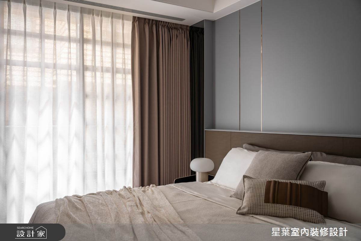 50坪新古屋(10年以下)＿輕奢風臥室案例圖片＿星葉室內裝修設計＿星葉_60_新北50坪輕奢風之23