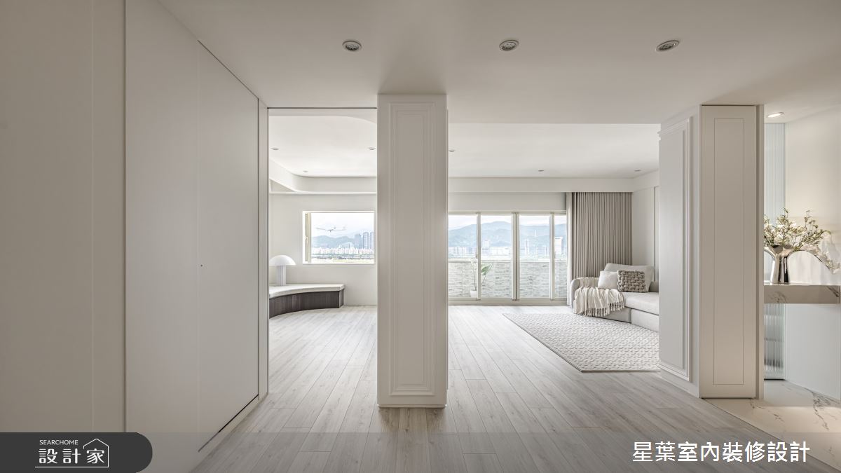 50坪老屋(41~50年)＿美式風客廳案例圖片＿星葉室內裝修設計＿星葉_61_台北50坪美式風之3