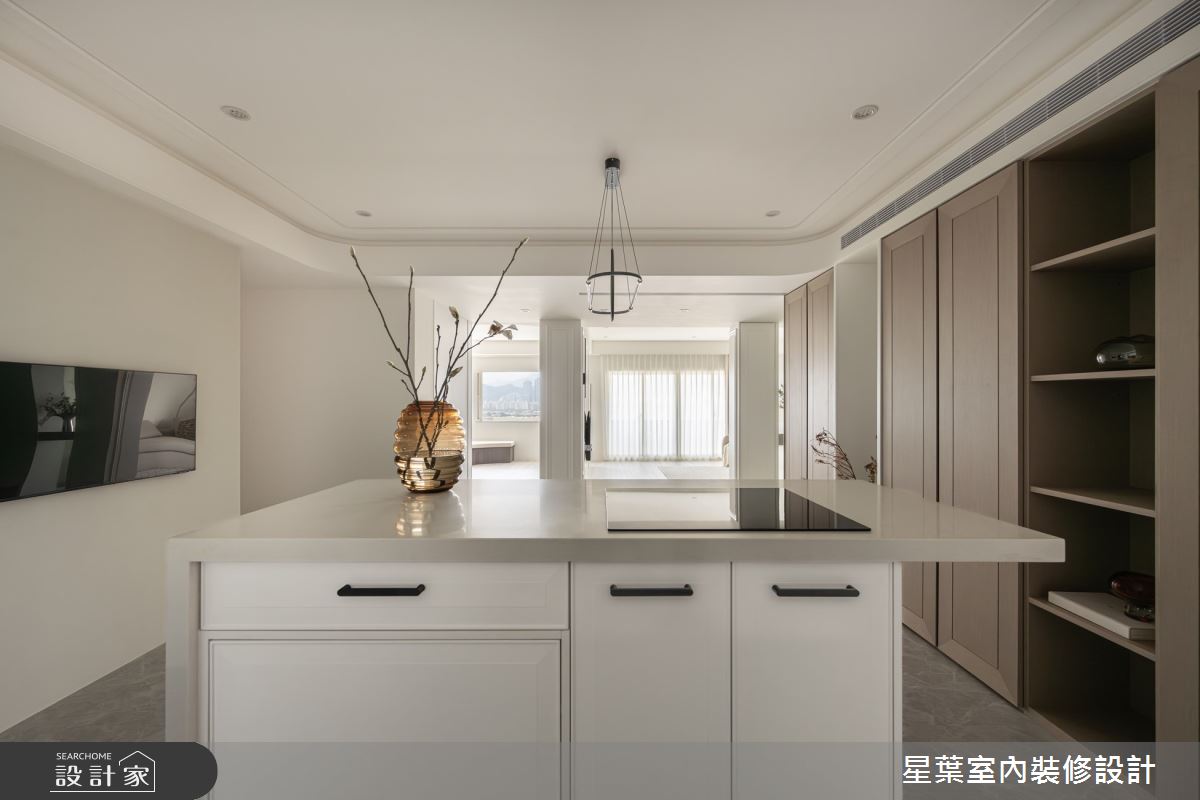50坪老屋(41~50年)＿美式風中島案例圖片＿星葉室內裝修設計＿星葉_61_台北50坪美式風之12