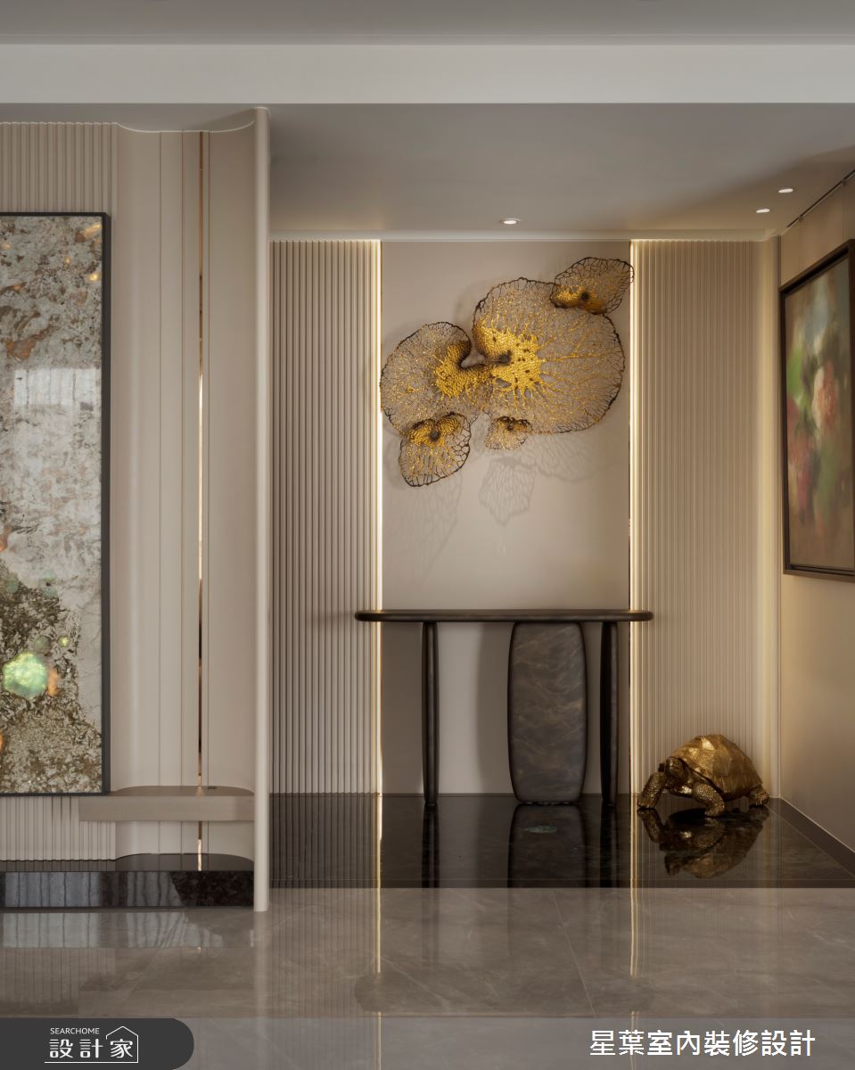 108坪預售屋＿奢華風玄關案例圖片＿星葉室內裝修設計＿星葉_62_桃園108坪奢華風之11