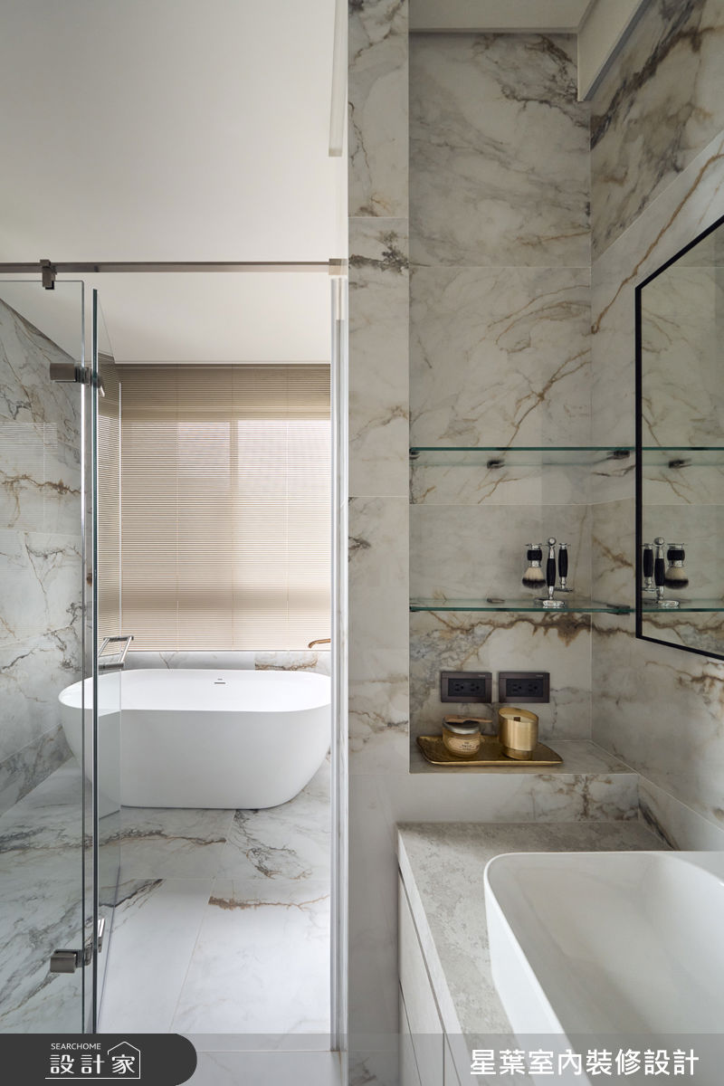 60坪中古屋(5~15年)＿輕奢風浴室案例圖片＿星葉室內裝修設計＿星葉_63_新竹60坪輕奢風之23