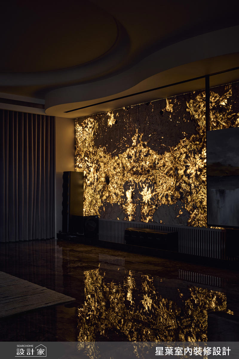 60坪中古屋(5~15年)＿輕奢風客廳案例圖片＿星葉室內裝修設計＿星葉_63_新竹60坪輕奢風之6