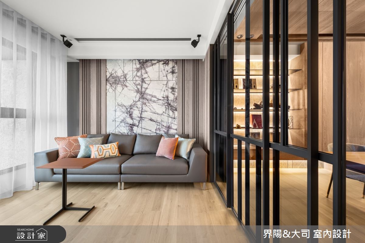 16坪新成屋(5年以下)＿現代風客廳案例圖片＿界陽&大司 室內設計＿界陽_26之6