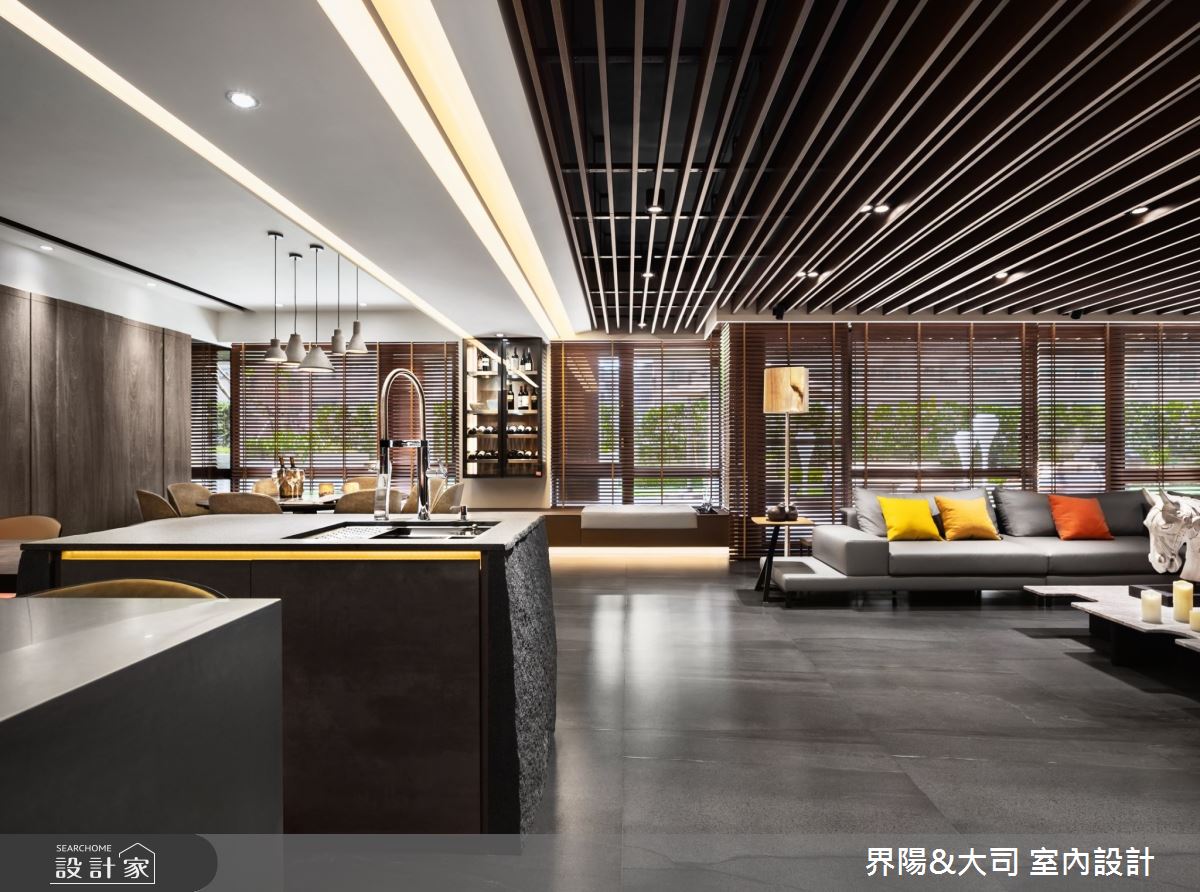 90坪新成屋(5年以下)＿現代風客廳案例圖片＿界陽&大司 室內設計＿界陽_30之3