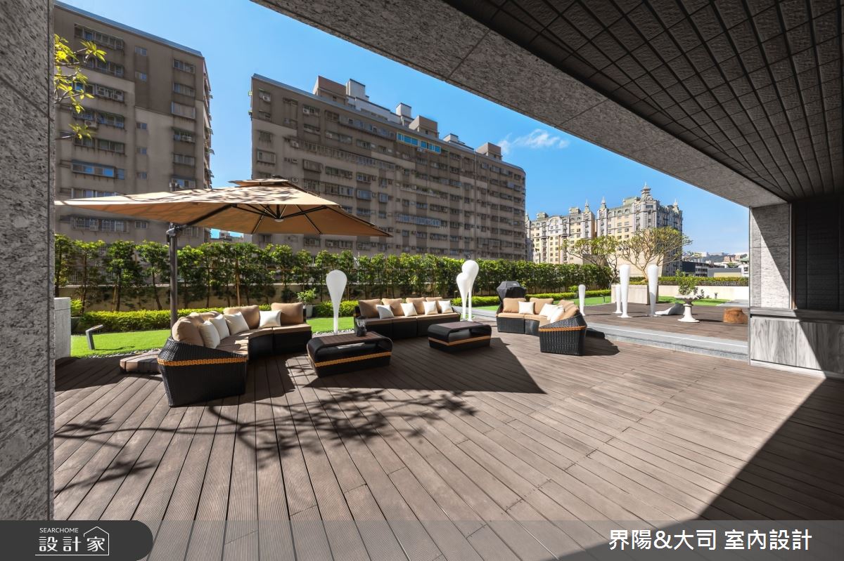 90坪新成屋(5年以下)＿現代風陽台案例圖片＿界陽&大司 室內設計＿界陽_30之5