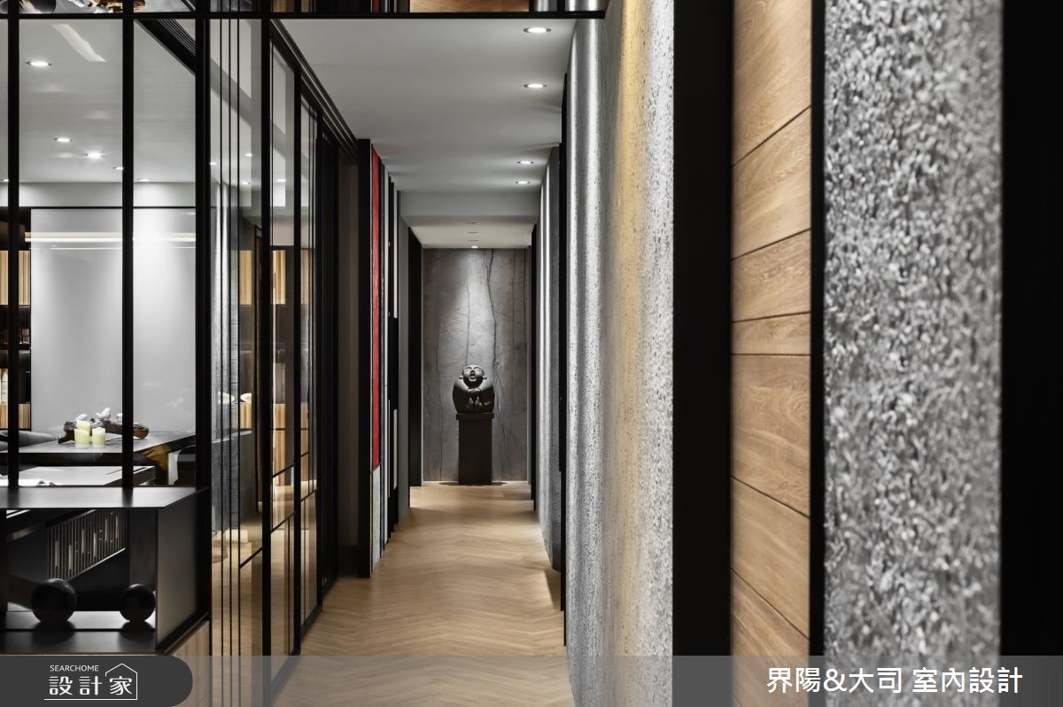90坪新成屋(5年以下)＿現代風走廊案例圖片＿界陽&大司 室內設計＿界陽_30之7