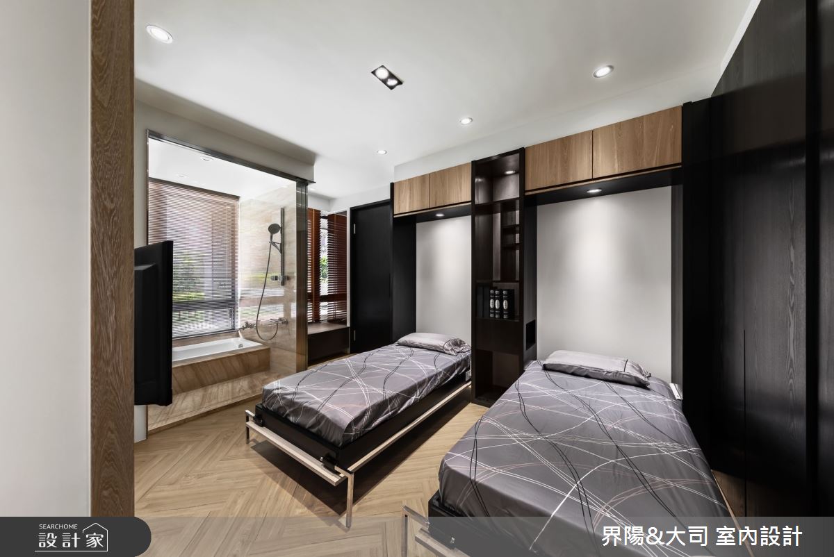 90坪新成屋(5年以下)＿現代風臥室案例圖片＿界陽&大司 室內設計＿界陽_30之14