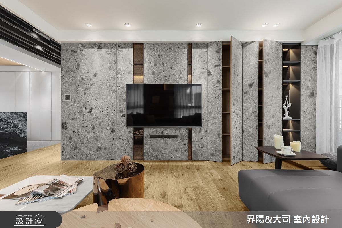 39坪新成屋(5年以下)＿現代風客廳案例圖片＿界陽&大司 室內設計＿界陽_31之3