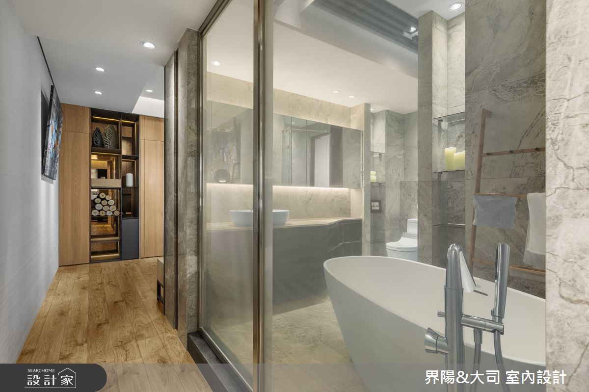 39坪新成屋(5年以下)＿現代風浴室案例圖片＿界陽&大司 室內設計＿界陽_31之13