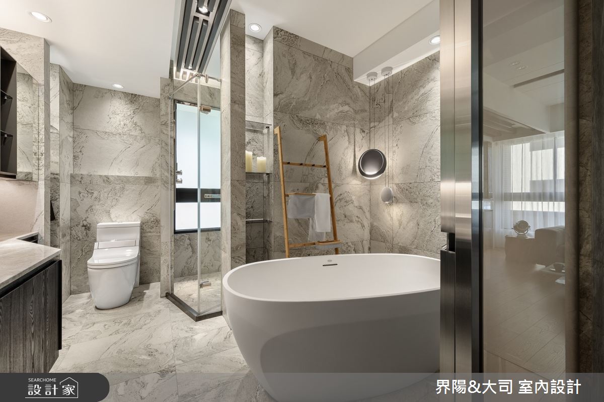 39坪新成屋(5年以下)＿現代風浴室案例圖片＿界陽&大司 室內設計＿界陽_31之15