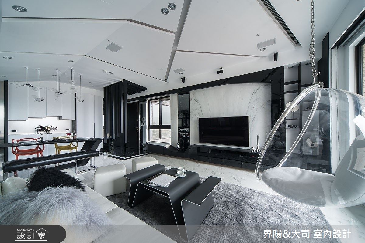27坪新成屋(5年以下)＿現代風客廳案例圖片＿界陽&大司 室內設計＿界陽_32之8