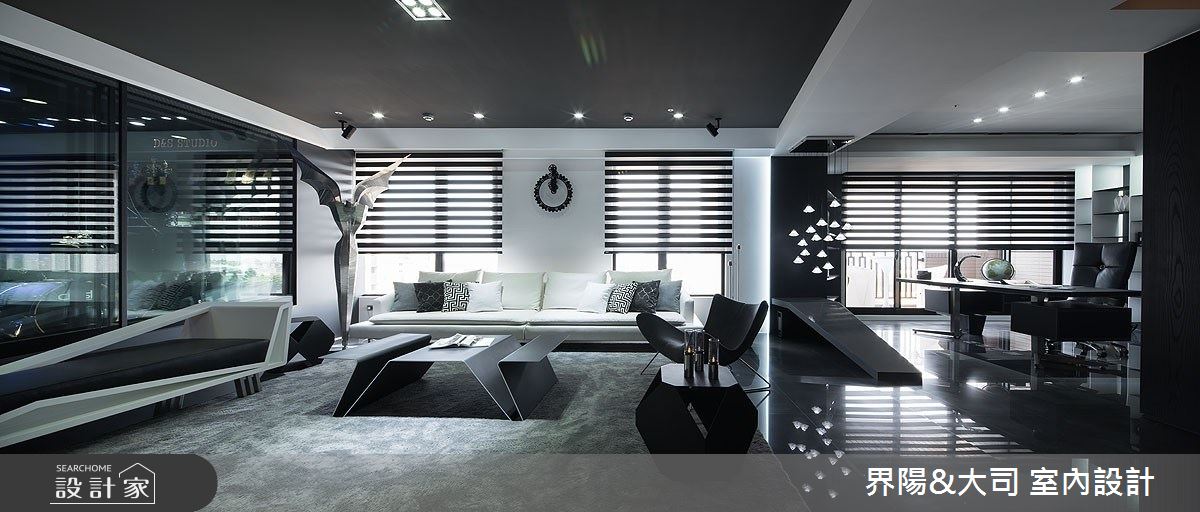 77坪新成屋(5年以下)＿現代風客廳案例圖片＿界陽&大司 室內設計＿界陽_33之1