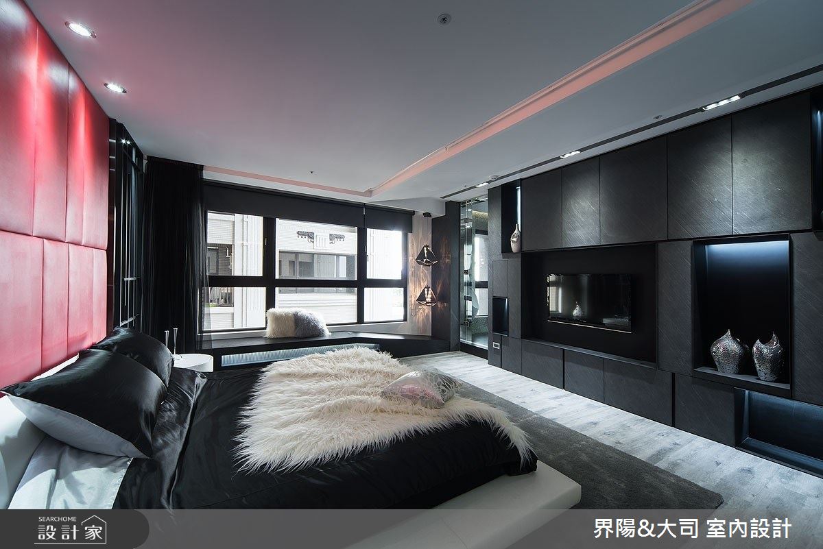 77坪新成屋(5年以下)＿現代風臥室臥榻案例圖片＿界陽&大司 室內設計＿界陽_33之9