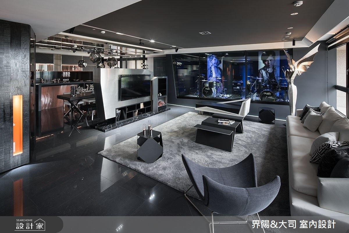 77坪新成屋(5年以下)＿現代風客廳案例圖片＿界陽&大司 室內設計＿界陽_33之4