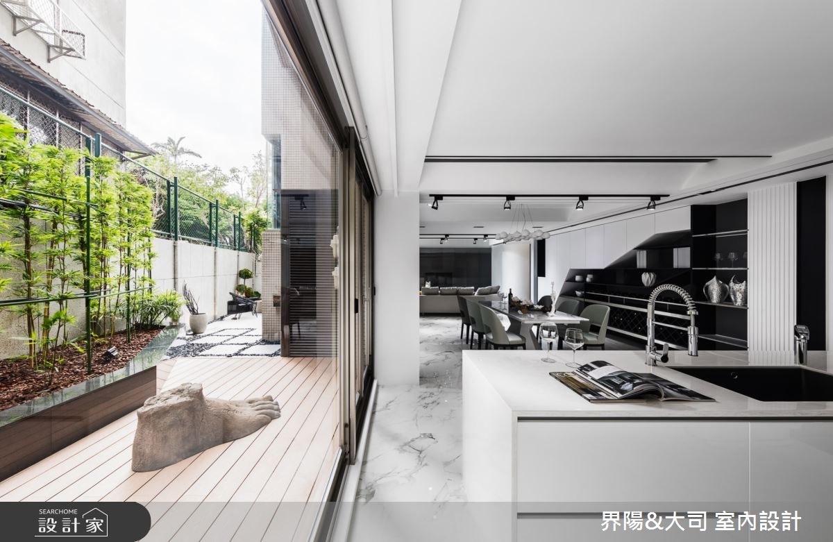 96坪老屋(16~30年)＿現代風餐廳中島案例圖片＿界陽&大司 室內設計＿界陽_37之4
