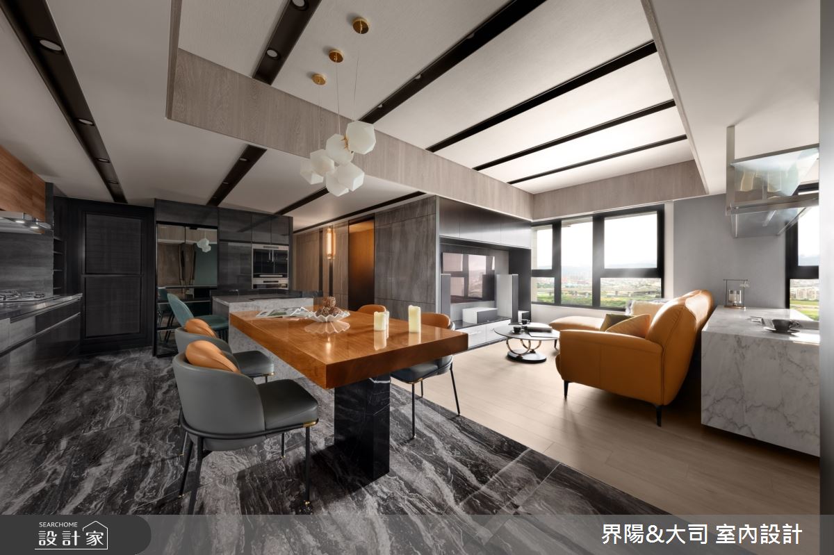 27坪預售屋＿現代風餐廳中島案例圖片＿界陽&大司 室內設計＿界陽_39之2