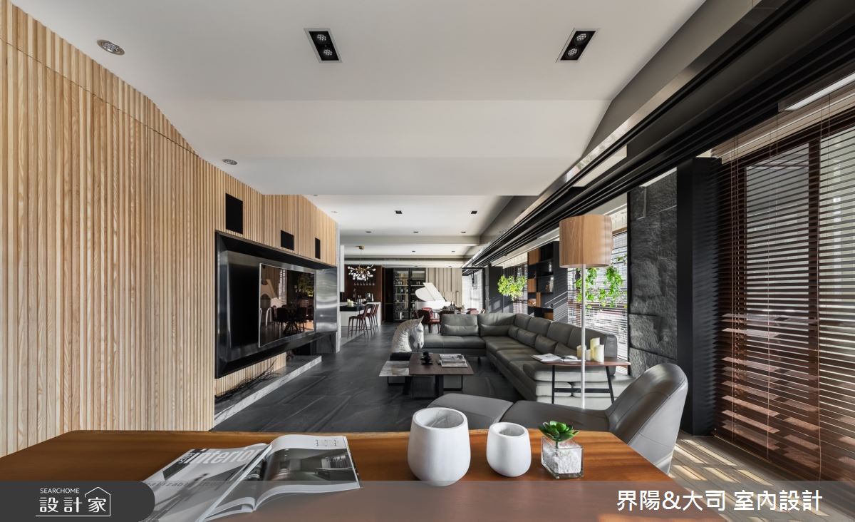 74坪新成屋(5年以下)＿現代風客廳案例圖片＿界陽&大司 室內設計＿界陽_40之7