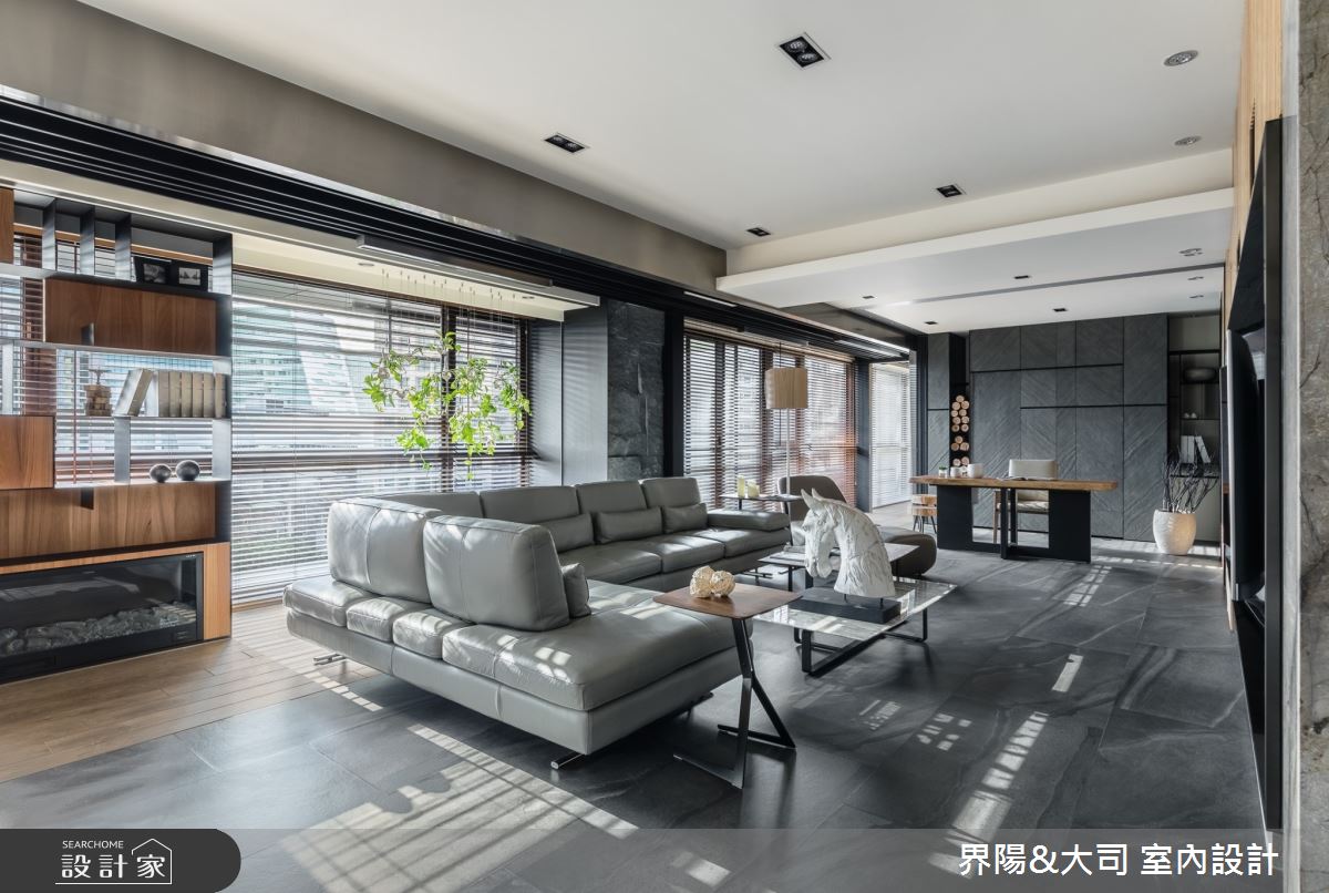 74坪新成屋(5年以下)＿現代風客廳案例圖片＿界陽&大司 室內設計＿界陽_40之13