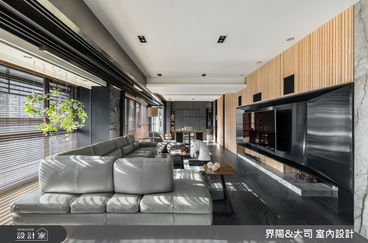 74坪新成屋(5年以下)＿現代風客廳案例圖片＿界陽&大司 室內設計＿界陽_40之14