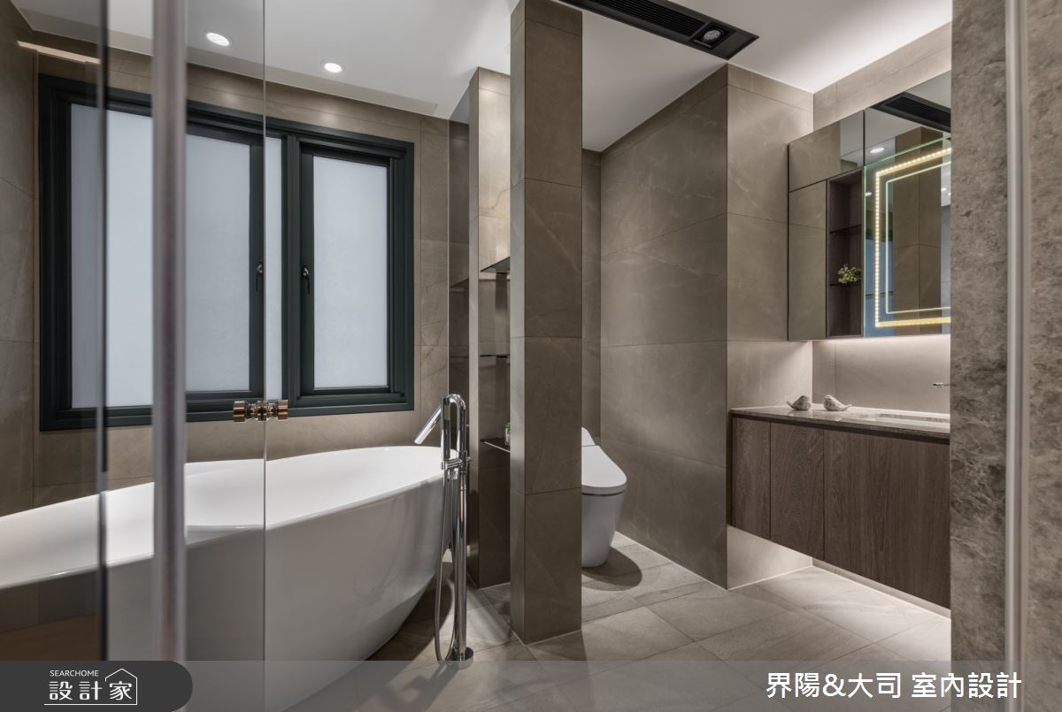 46坪中古屋(5~15年)＿現代風浴室案例圖片＿界陽&大司 室內設計＿界陽_41之12