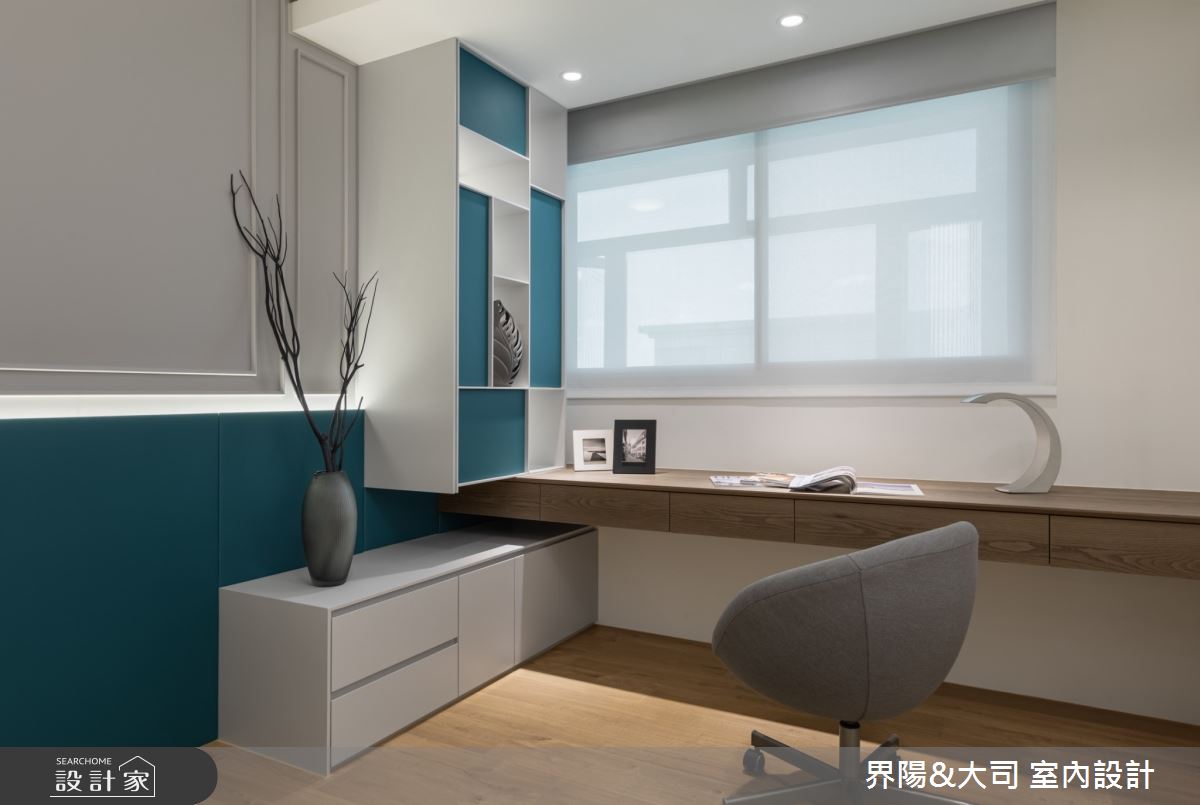 46坪中古屋(5~15年)＿現代風書房案例圖片＿界陽&大司 室內設計＿界陽_41之13