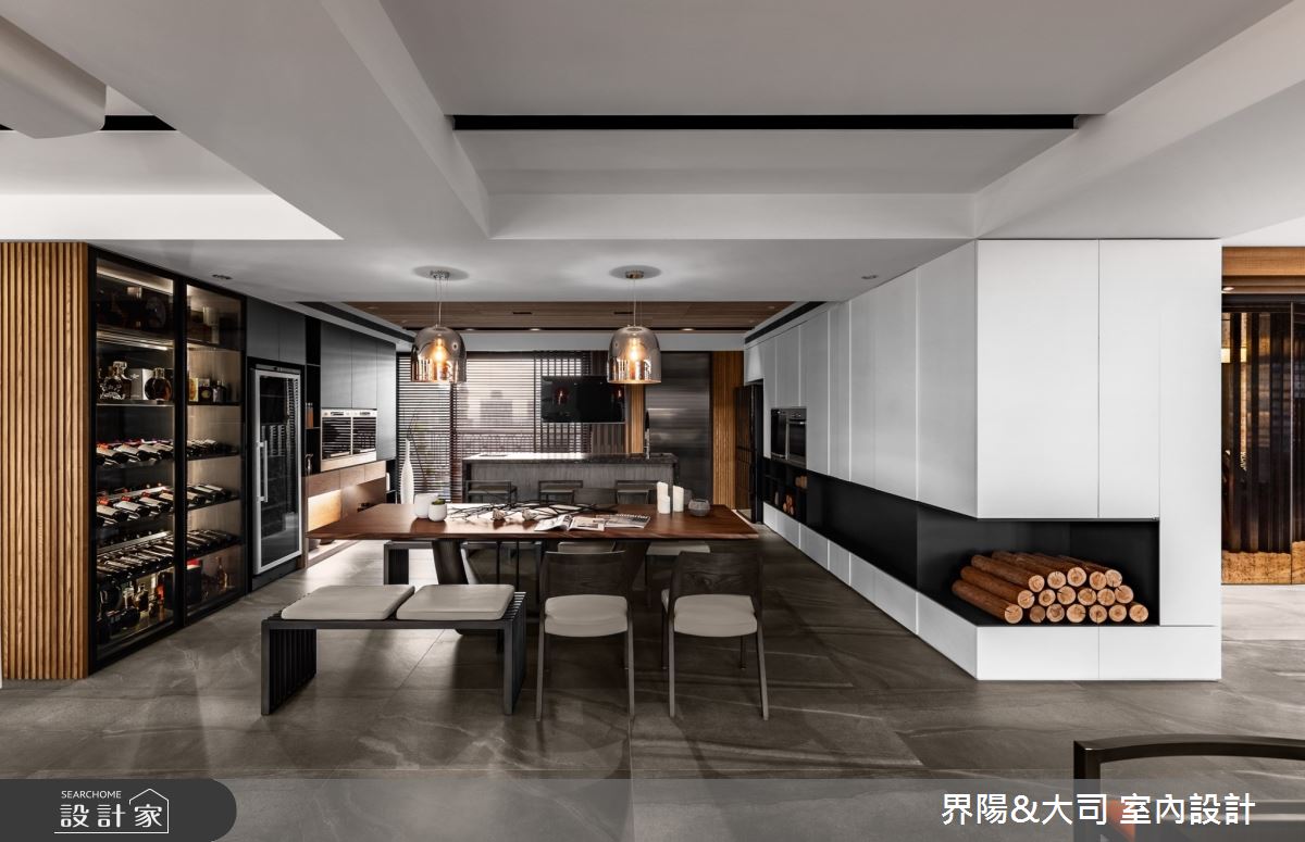103坪新成屋(5年以下)＿現代風餐廳中島案例圖片＿界陽&大司 室內設計＿界陽_42之2