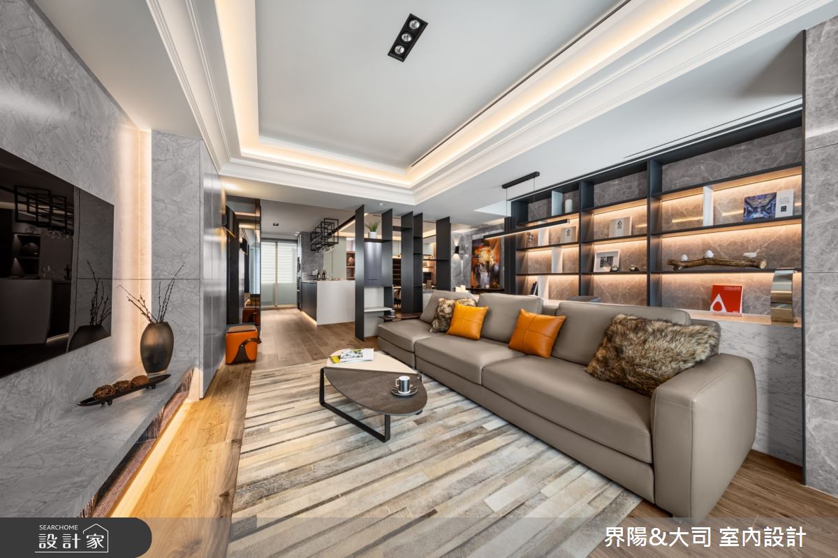 40坪老屋(16~30年)＿現代風客廳案例圖片＿界陽&大司 室內設計＿界陽_44之4