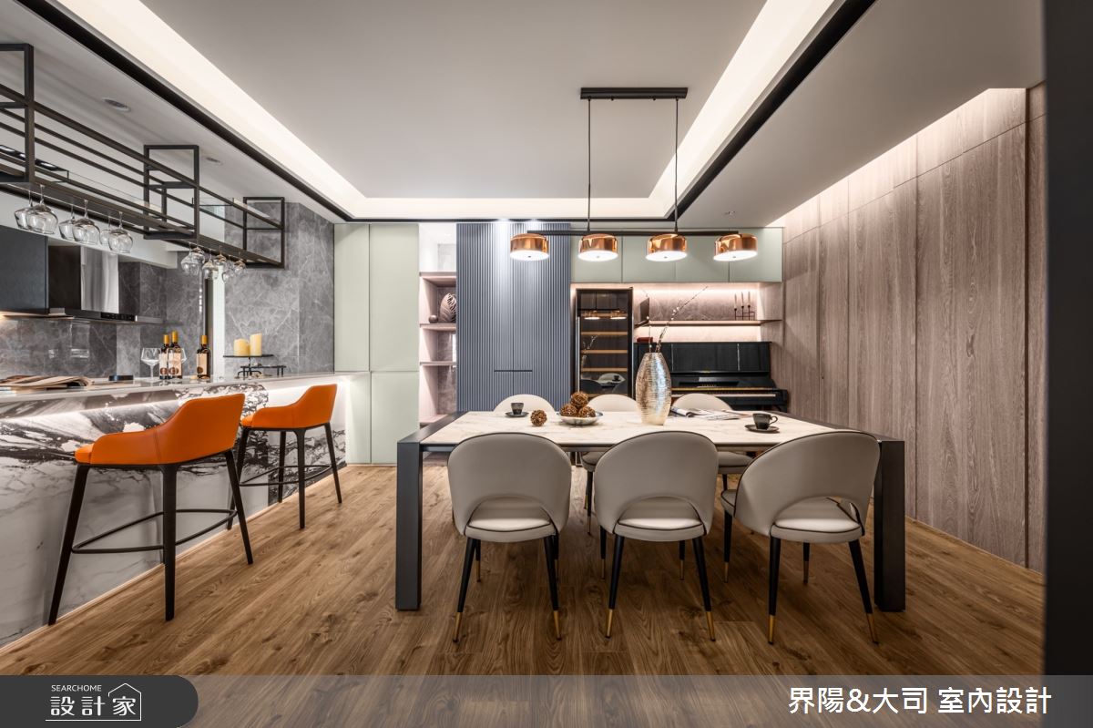 40坪老屋(16~30年)＿現代風餐廳吧檯案例圖片＿界陽&大司 室內設計＿界陽_44之7