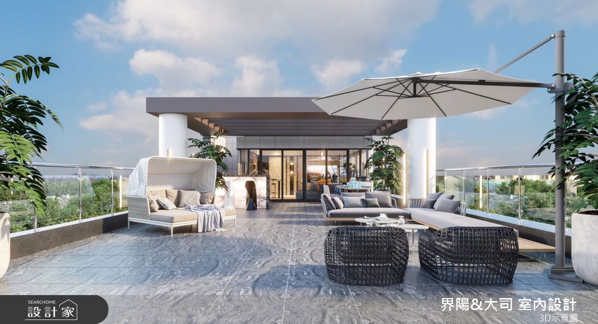 81坪新成屋(5年以下)＿現代風陽台閣樓案例圖片＿界陽&大司 室內設計＿界陽_46之8