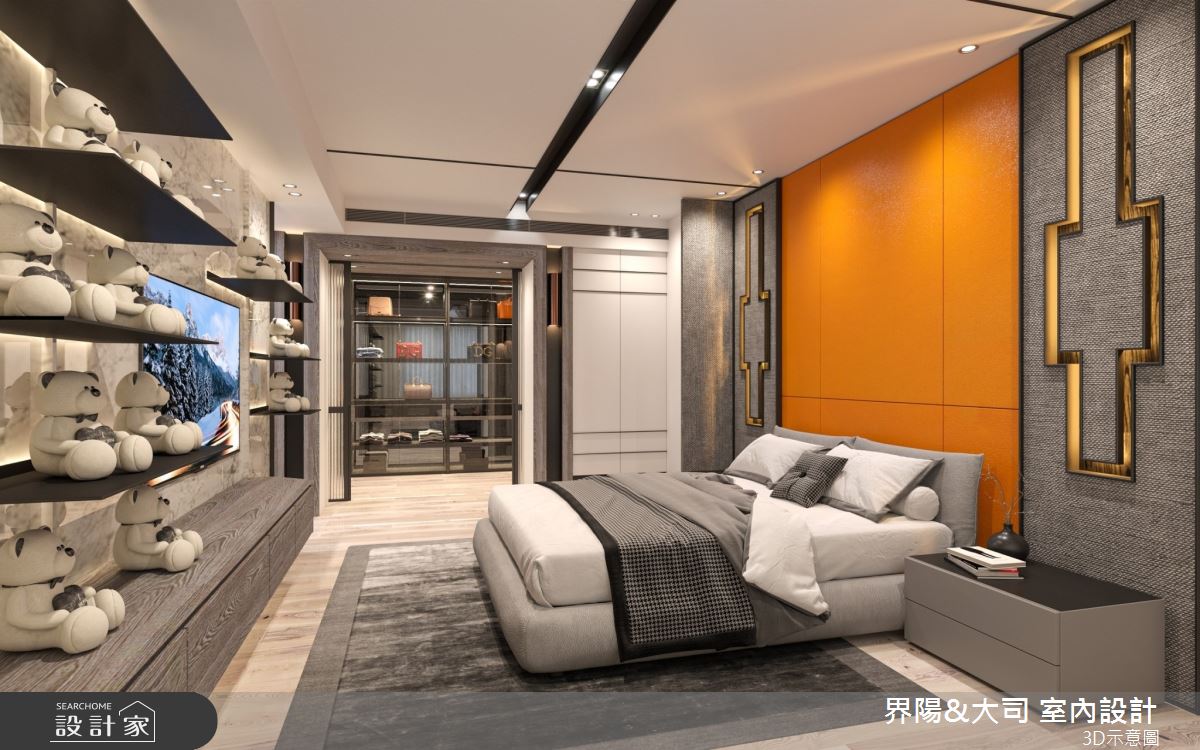 48坪新成屋(5年以下)＿現代風臥室案例圖片＿界陽&大司 室內設計＿界陽_48之6