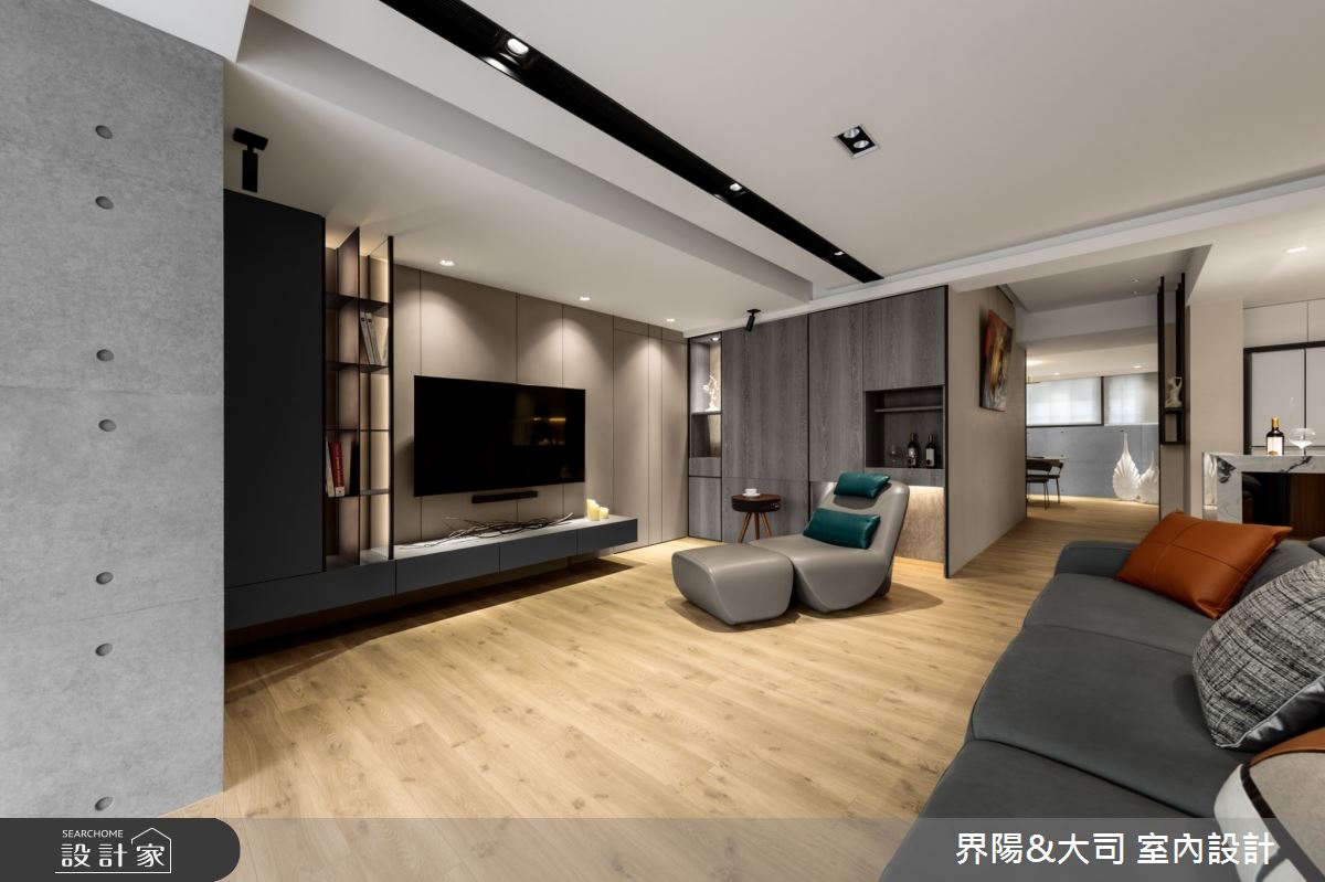 72坪老屋(31~40年)＿現代風客廳案例圖片＿界陽&大司 室內設計＿界陽_51之9