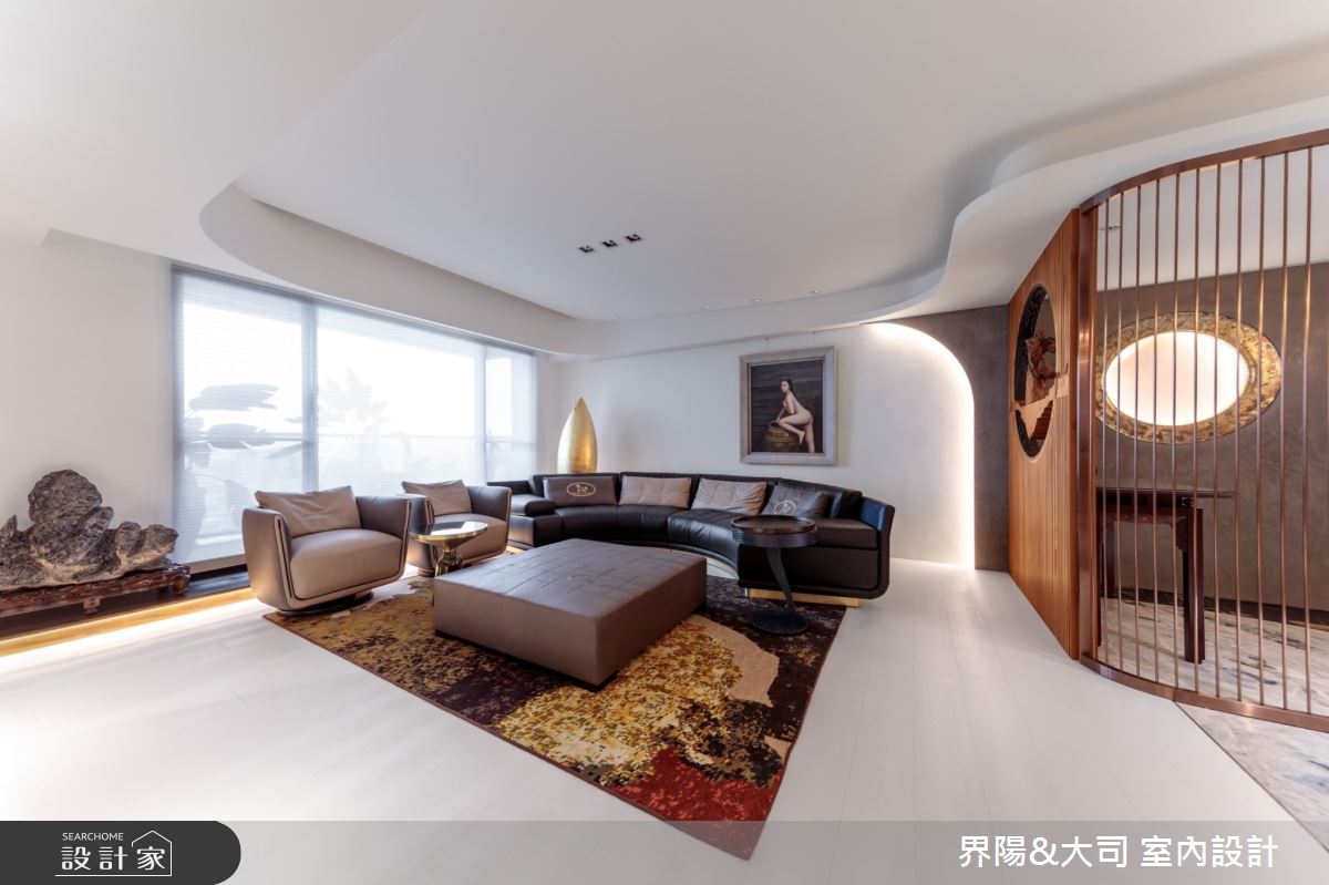 43坪新成屋(5年以下)＿現代風玄關客廳案例圖片＿界陽&大司 室內設計＿界陽_52之4